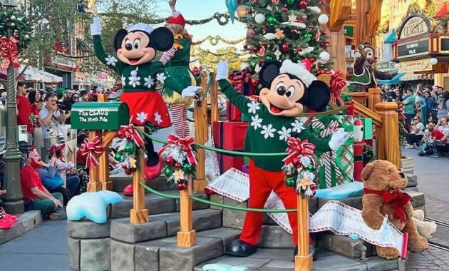 Christmas Day Disneyland