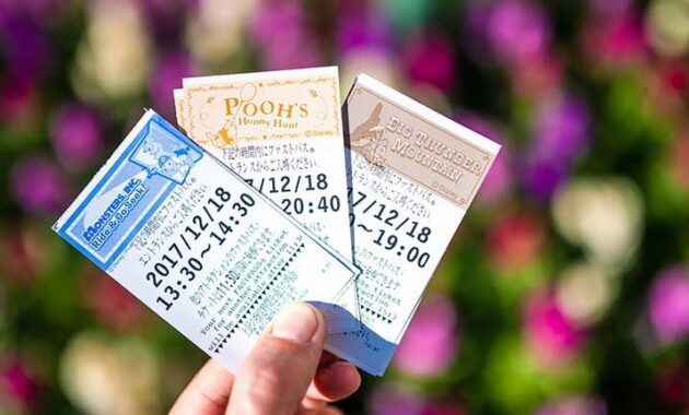 Disneyland Fastpass Ticket