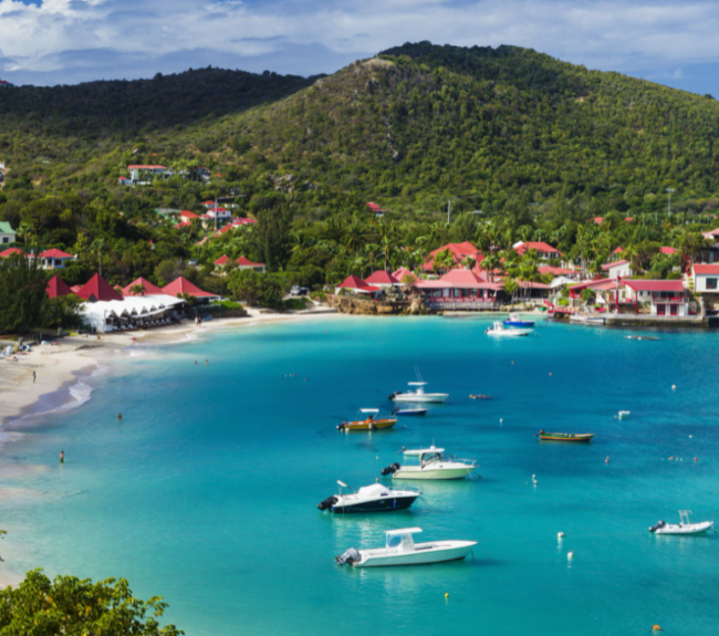 St Barth in Caribbean