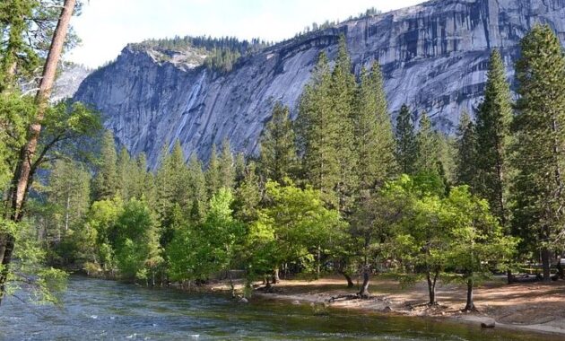 Yosemite National Park Campgrounds on spring
