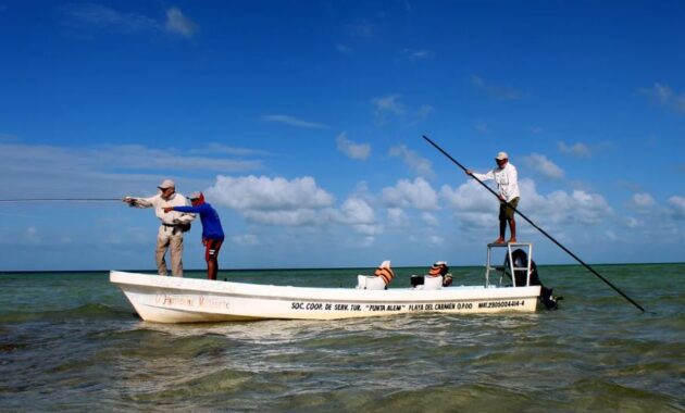 Top Fishingspots at Bay of Ascension, Mexico