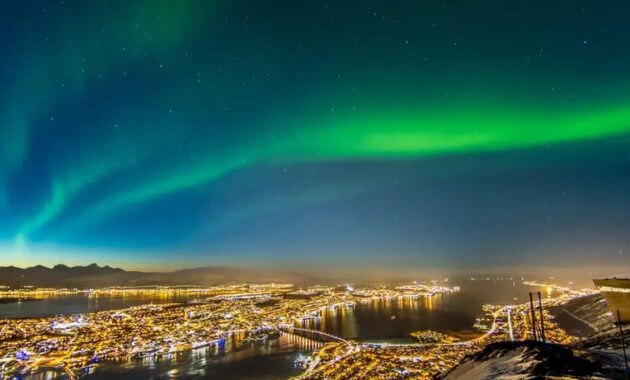 Aurora Borealis in Tromsø Norway