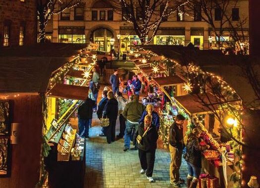 Christmas at Bethlehem, Pennsylvania USA