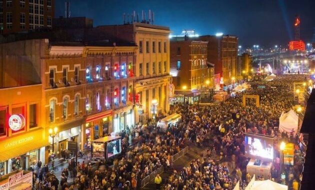 Nashville Tennessee on New Year Eve