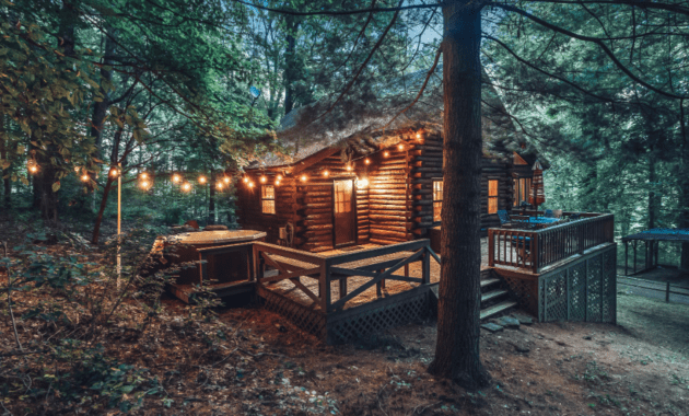 The Allure of Cozy Cabins - cozy cabin in the middle of the woods