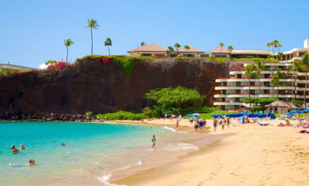 Kaanapali Beach in Maui hawaii