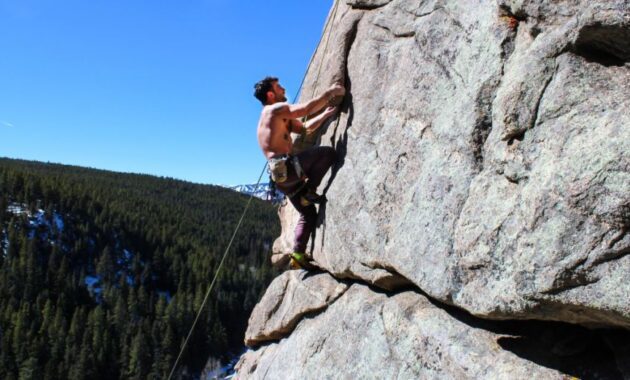 A skier on the slopes of Aspen or a rock climber ascending El Capitan