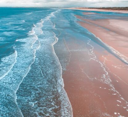 a serene beach in Myrtle Beach