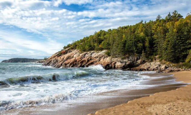 Sand Beach, Acadia National Park - Northeast USA hidden beaches