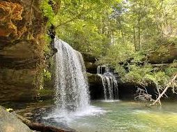 Southeast USA hidden waterfalls