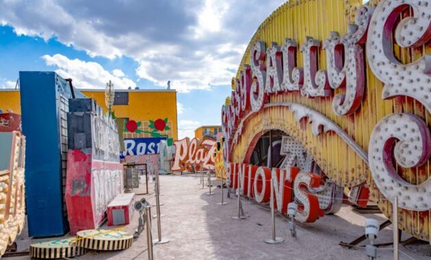 Las Vegas offbeat attractions - The Neon Boneyard A Glimpse Into Vegas History