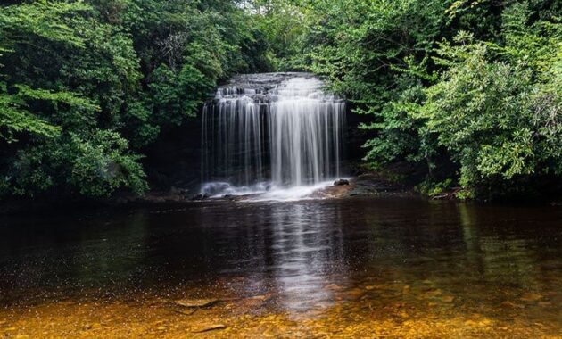 Schoolhouse Falls – North Carolina - Southeast USA hidden waterfalls