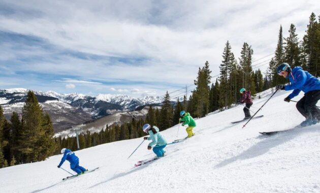 Colorado winter sports destinations - Vail Ski Resort