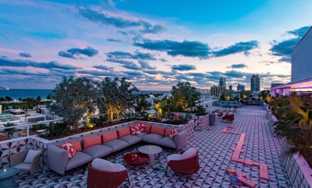 South Beach - Miami Rooftop Bars Nightlife