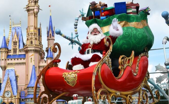 Santa at Christmas Day Disneyland