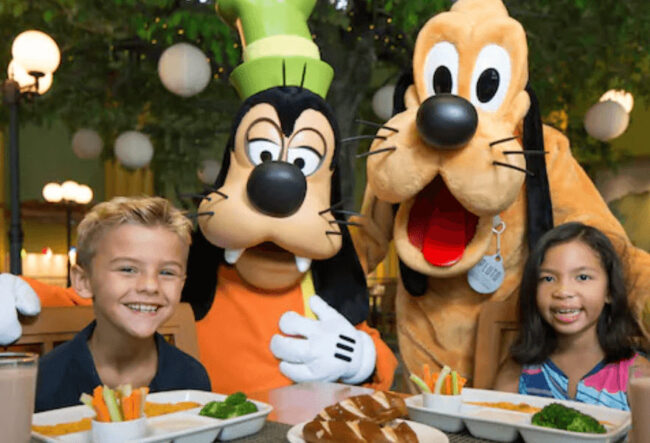 Character Dinner Disneyland