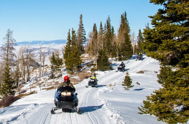 Snowmobiling in Colorado Breckenridge
