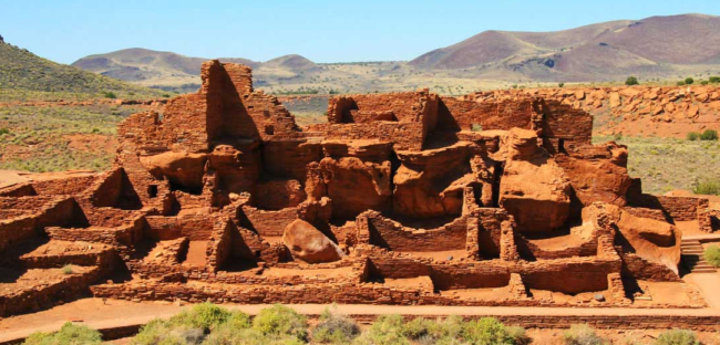 Wupatki monument in North Arizona