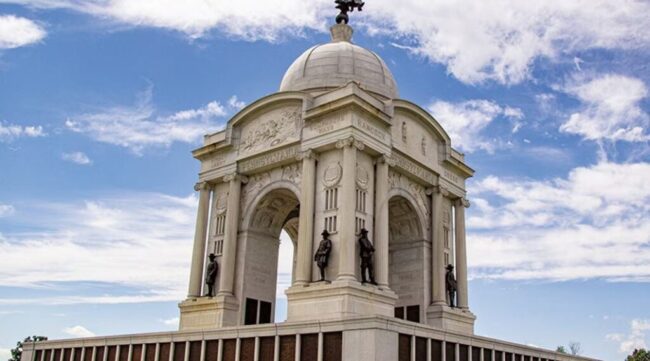 Attractions in Gettysburg National Military Park pennsylvania