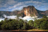Amazing Angel Falls Height at Venezuela